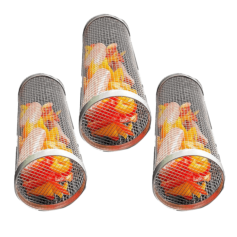 Gekko Rolling Grill Basket