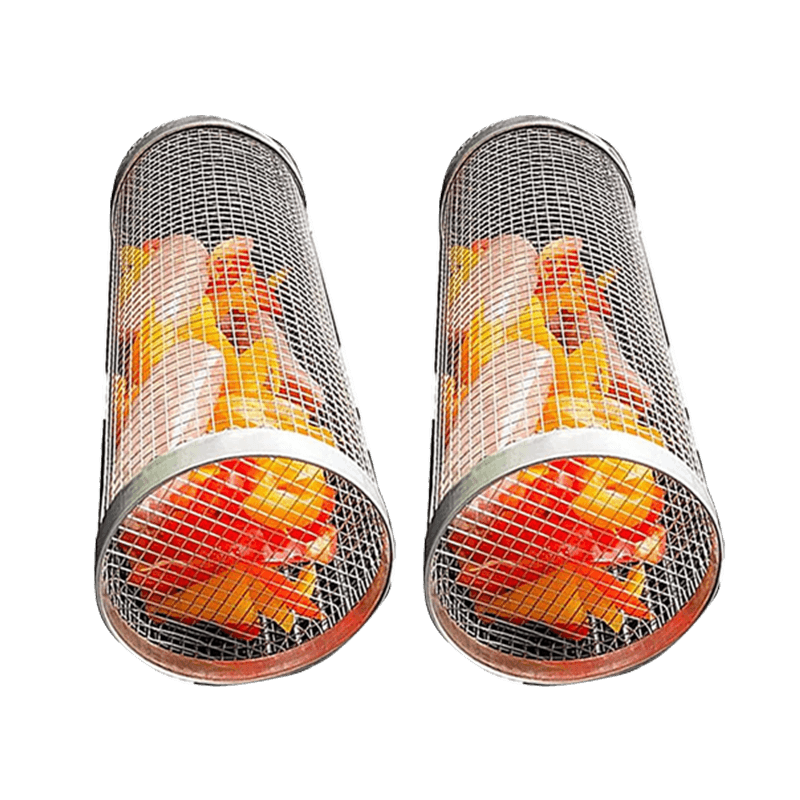 Gekko Rolling Grill Basket