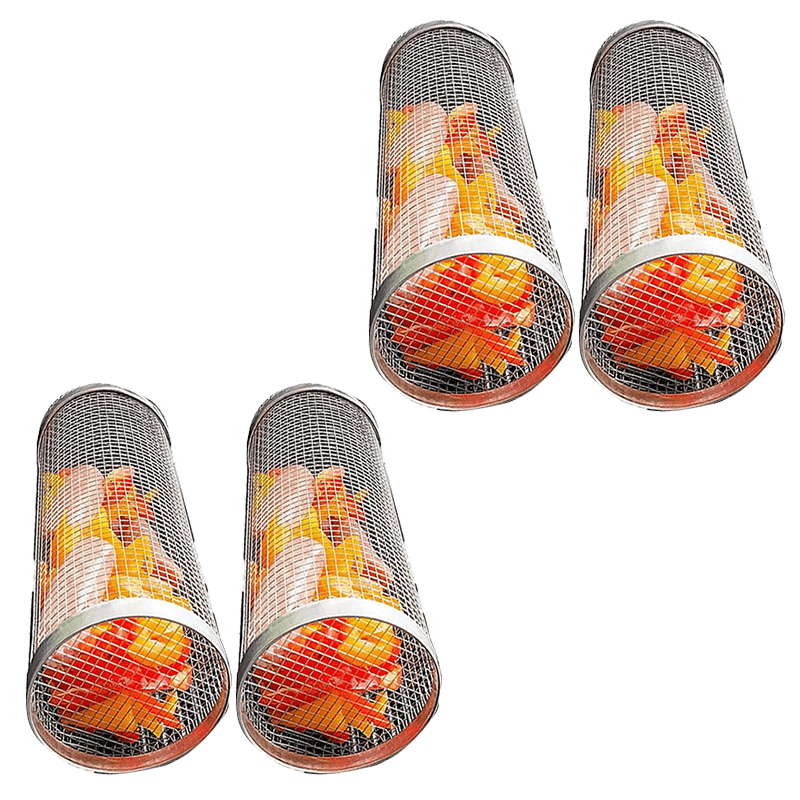 Gekko Rolling Grill Basket